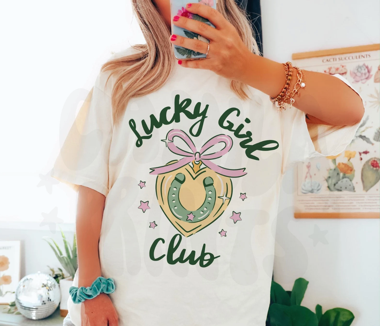 Lucky Girl Club | Youth + Adult Graphic Tee *PREORDER*