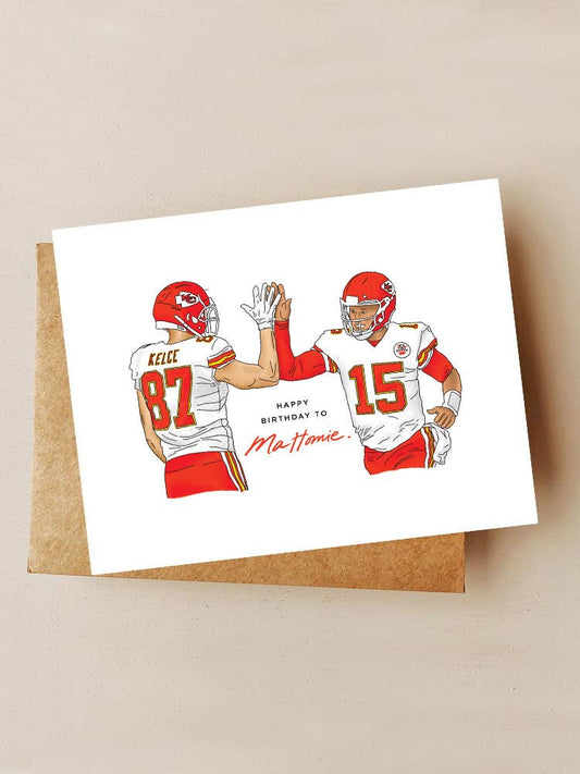 Mahomie Football | Birthday Card