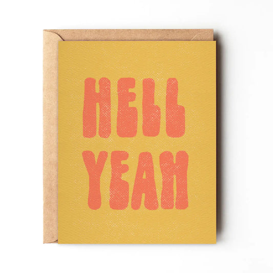 Hell Yeah | Congratulations Card