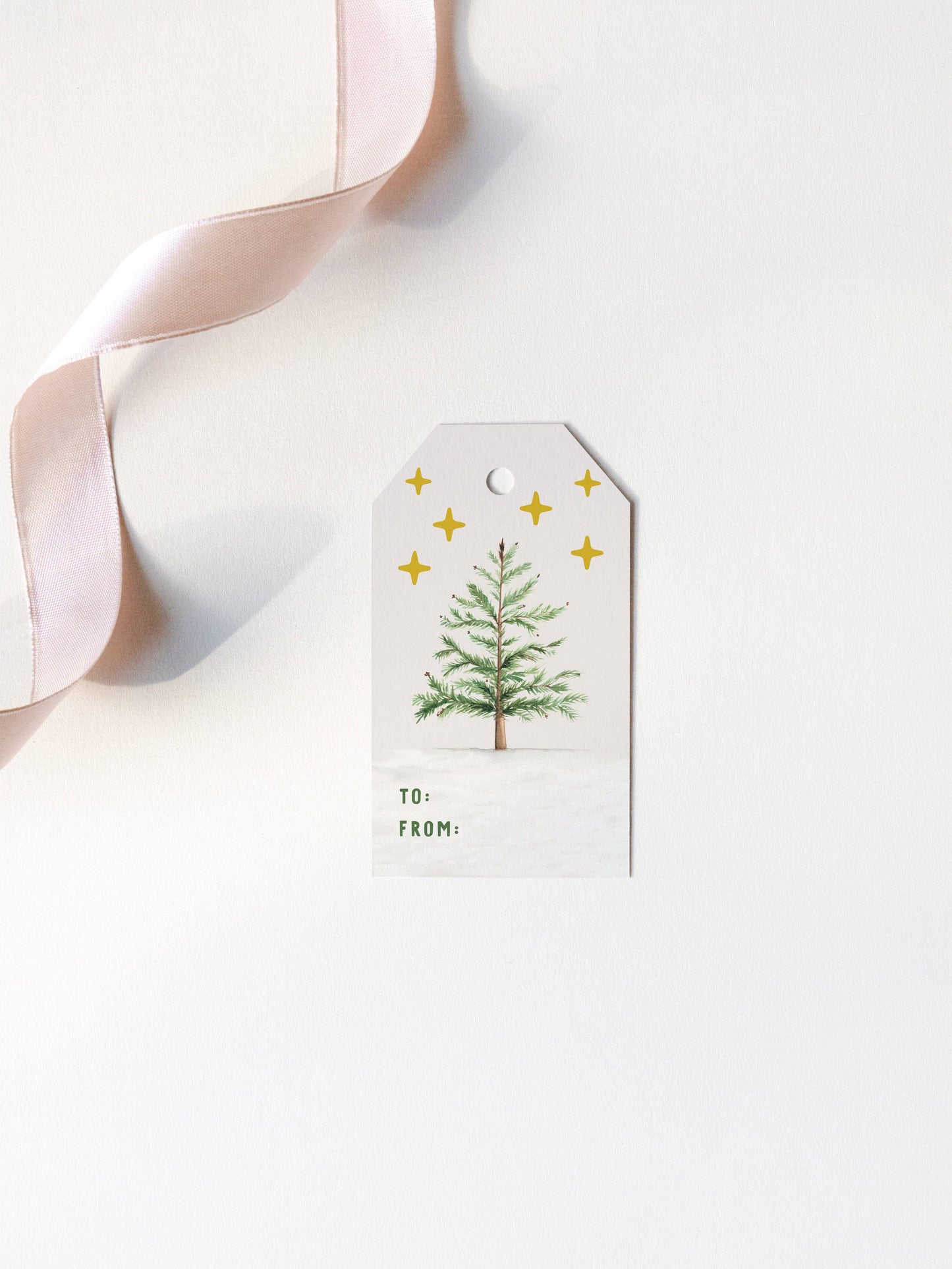 Tree Holiday Gift Tag Set