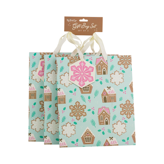 Gingerbread Houses | Medium Gift Bags
