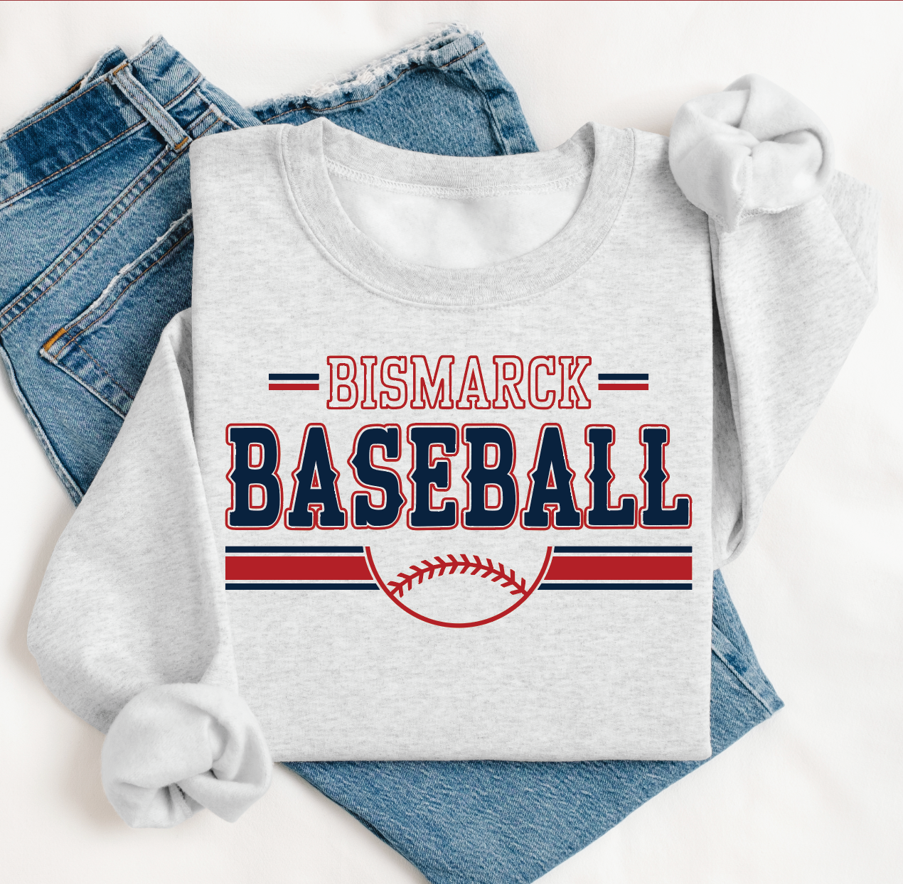 Bismarck Baseball | Graphic Sweatshirt