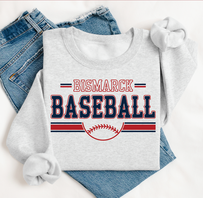 Bismarck Baseball | Graphic Sweatshirt
