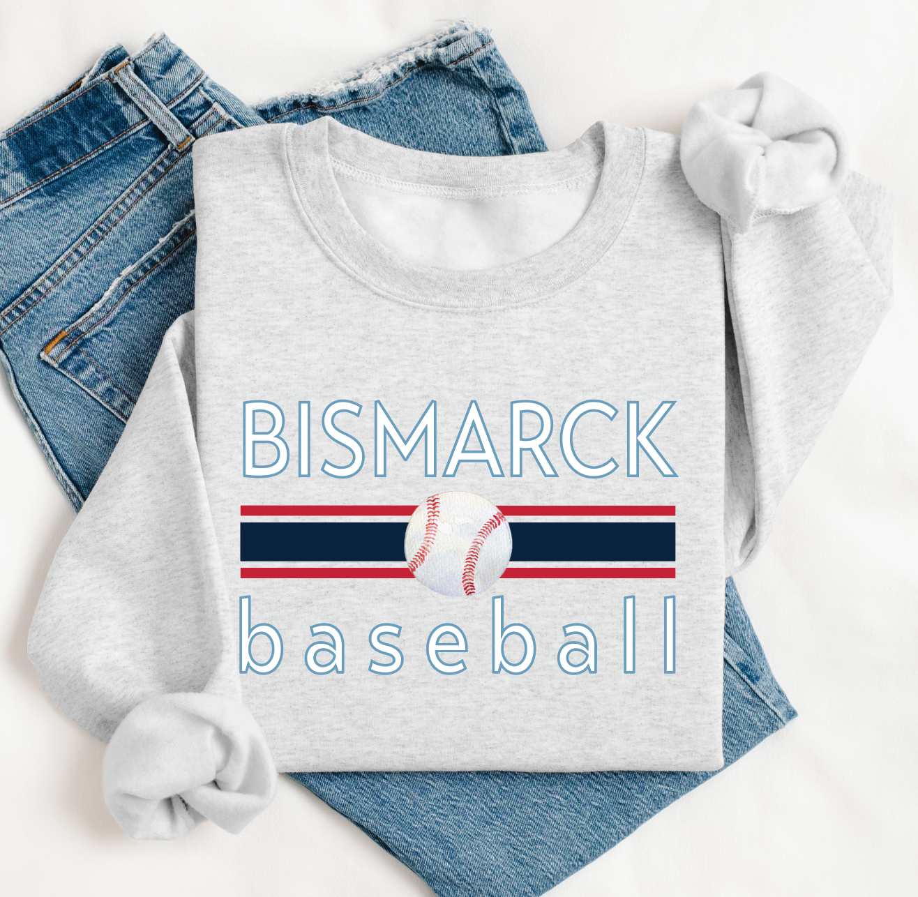 Bismarck Baseball | Graphic Sweatshirt