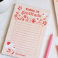 Daily Gratitude Notepad