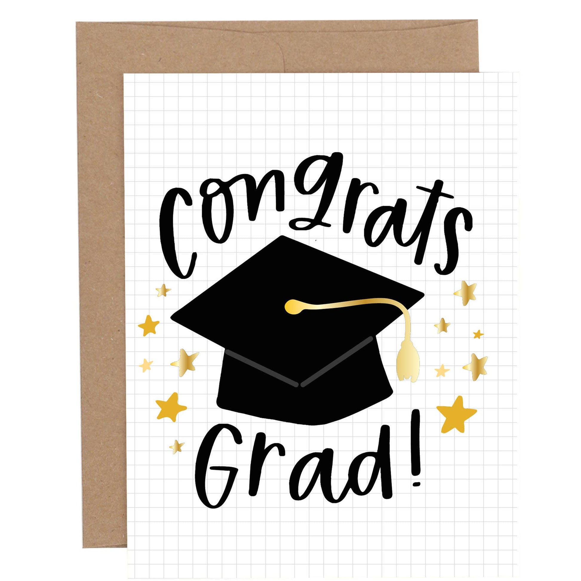 Congrats Grad Gold Foil | Graduation Card Congrats Grad Gold Foil | Graduation Card