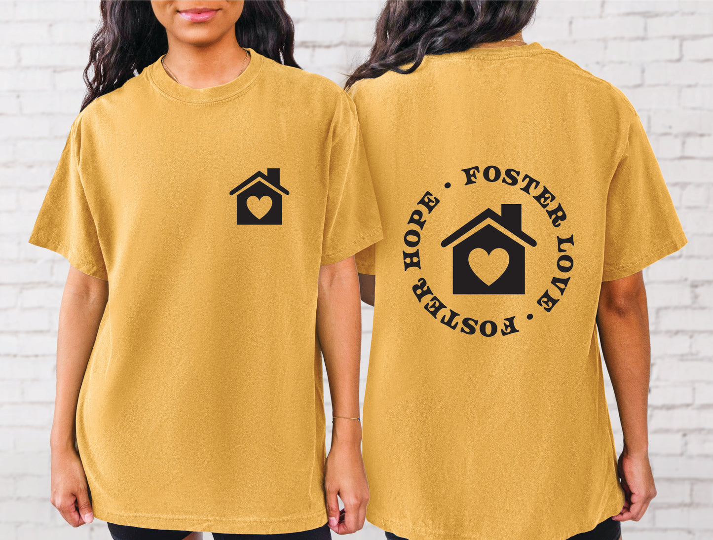 Foster Love, Foster Hope, Foster Care Adult Graphic Tee