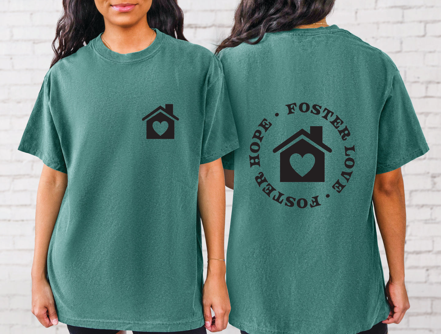 Foster Love, Foster Hope, Foster Care Adult Graphic Tee