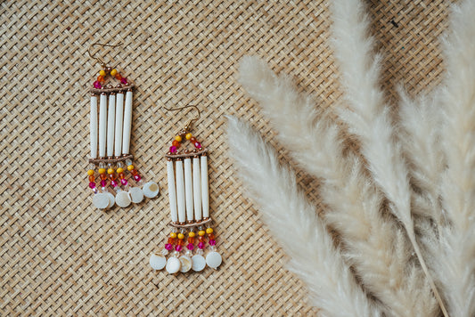 Beaded Bone Earrings [Style 2]