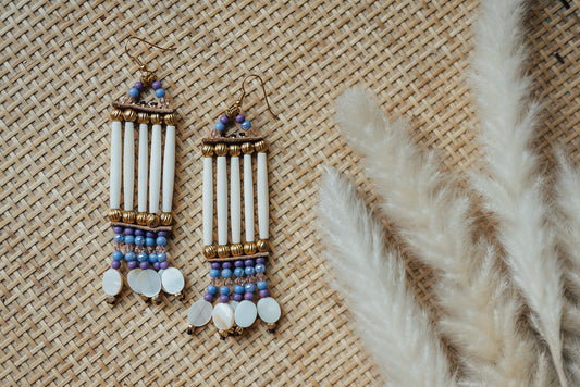 Beaded Bone Earrings [Style 3]