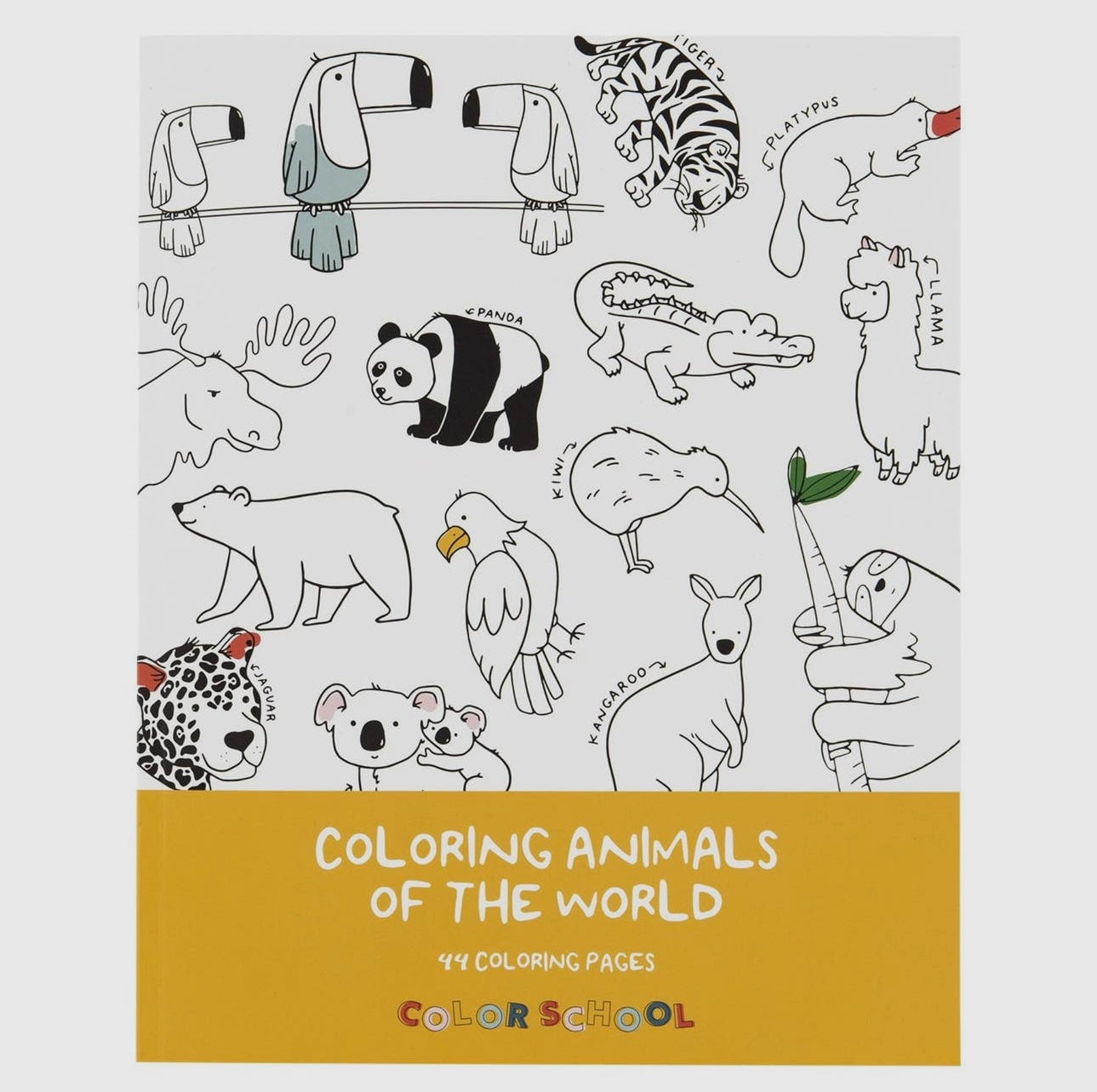 Coloring animals book – Rose James & Co