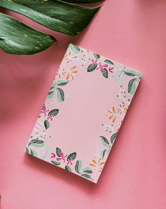 Floral notepad