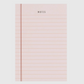 Pink legal notepad