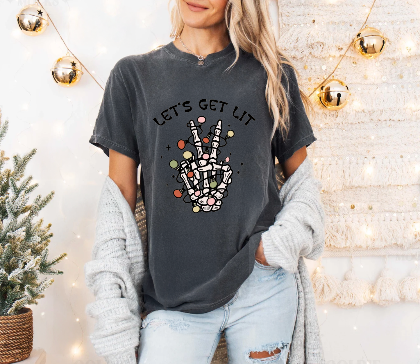 Let’s Get Lit | Adult Holiday Tee