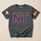 New Town Varsity Distressed Tee