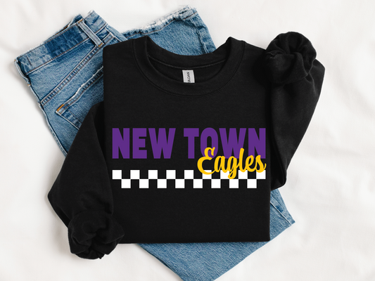 Eagles Checker Crewneck