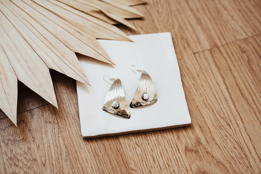 Sterling Silver Drop Earrings [Style 3]