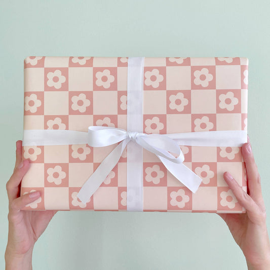 Flower Check | Gift Wrap