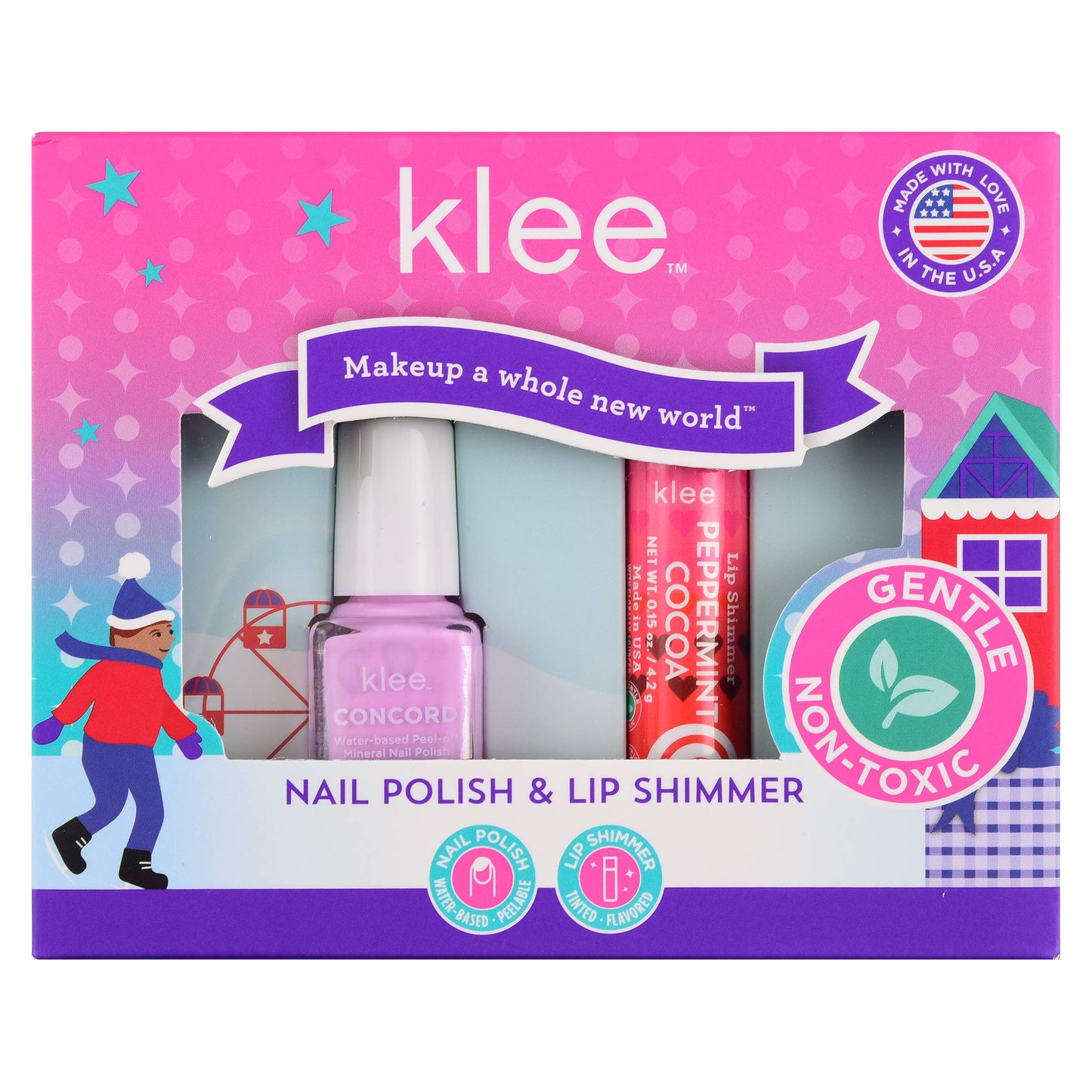 Kids Nail Polish & Lip Shimmer Set